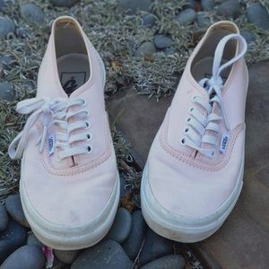 VANS pastel light pink sneakers